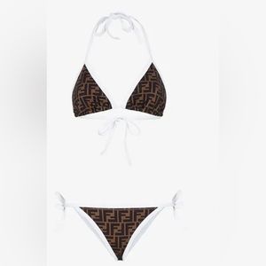 Used Fendi FF Logo Bikini